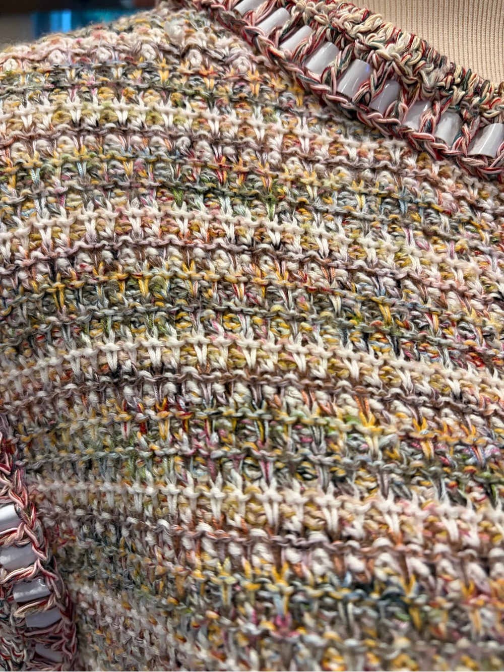 CHANEL 17C Coco Cuba Runway Multicolor Striped Knit Sleeveless Dress 40 - Picture 10 of 16